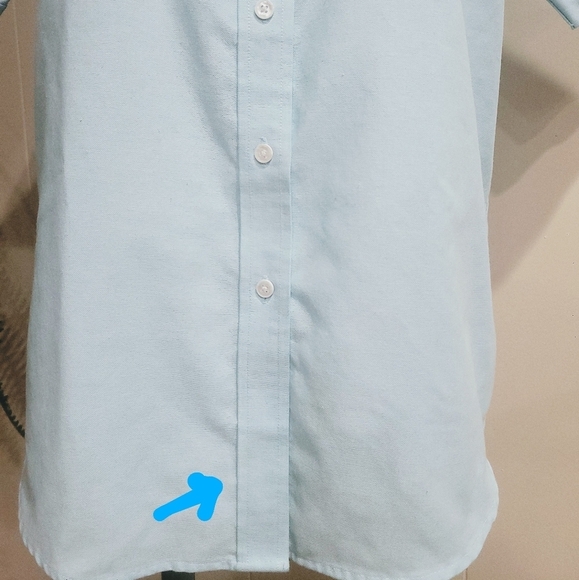 Cabin Creek Embroidered Cat Shirt Womens Sz 10 Button Down Casual Blouse EUC - Picture 9 of 11